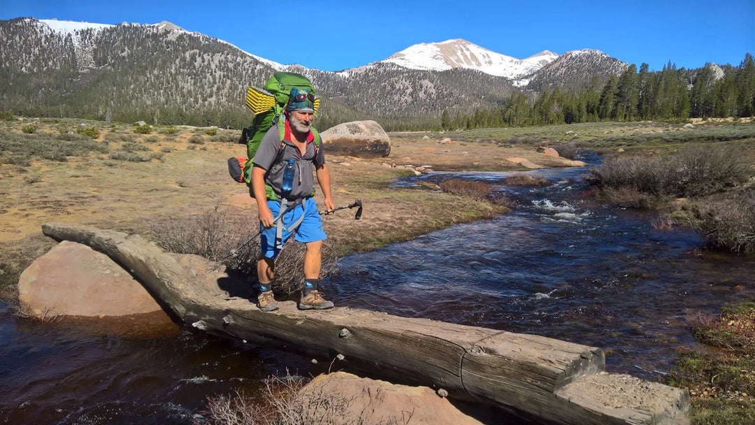 Hiker in the mountains