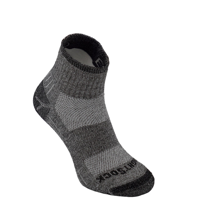 Escape Quarter anti-blister socks, black twist